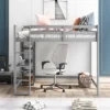 Full Size Loft Bed With Built-in Desk And Shelves - ModernLuxe -ModernLuxe GUEST 5f909d64 67b9 4c8a 93e7 3273d35eb056