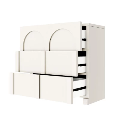 Modern Dresser With Arch Design, Sideboard Cabinet With Storage Spaces-ModernLuxe 7 Modern Dresser With Arch Design, Sideboard Cabinet With Storage Spaces-ModernLuxe - Image 5