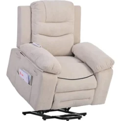 Electric Lift Recliner With Adjustable Massage, Heating Function, Infinity Positions And Side Pockets - ModernLuxe -ModernLuxe GUEST 633b7d1d 77bd 4624 bc3c d465c26b88b4