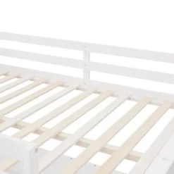 Full Size Wooden Loft Bed With Shelves And Desk - ModernLuxe 21 Full Size Wooden Loft Bed With Shelves And Desk - ModernLuxe -ModernLuxe GUEST 63839fe6 9288 420a aa39 a2361cedb3eb