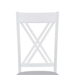 Rustic Minimalist Wood 5-Piece Dining Table Set With 4 X-Back Chairs-ModernLuxe -ModernLuxe GUEST 63d38a51 9c1d 416f bcab 054732538bc8