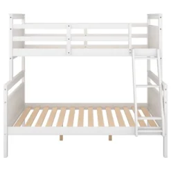 Twin Over Full Bunk Bed With Ladder And Safety Guardrail-ModernLuxe -ModernLuxe GUEST 6451c66f 2121 45a0 9cd0 fee219796ba1