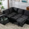 L-Shape Sleeper Sectional Sofa, Sofa Bed With Storage Ottoman & USB Charge-ModernLuxe 1 L-Shape Sleeper Sectional Sofa, Sofa Bed With Storage Ottoman & USB Charge-ModernLuxe -ModernLuxe GUEST 64e0a978 33d0 49f2 9ab1 c0559560a8f0