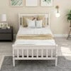 Twin Size Wood Platform Bed With Headboard, Footboard And Wooden Slat Support-ModernLuxe -ModernLuxe GUEST 6758cb8e deef 4326 abe3 28a60c02b8cb