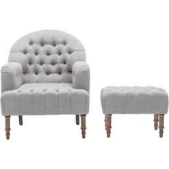 Mid Century Button-Tufted Upholstered Accent Chair Set With Linen Fabric And Ottoman-ModernLuxe 21 Mid Century Button-Tufted Upholstered Accent Chair Set With Linen Fabric And Ottoman-ModernLuxe -ModernLuxe GUEST 687f1a14 8eee 4d2c b06a 7a84a193d40f