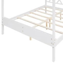 Full Size Wood House Bed Frame With Storage Space-ModernLuxe -ModernLuxe GUEST 695a219c 57b3 4635 80ba 7d357bc820d6