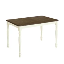 5 PCS Mid-Century Extendable Dining Table Set With 15inch Butterfly Leaf And 4 Upholstered Chairs-ModernLuxe -ModernLuxe GUEST 69b3bcb7 7535 46fa 9506 83e9ad9a182d