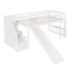 Twin Size Loft Bed With Two Drawers And Slides - ModernLuxe -ModernLuxe GUEST 6abb125b ec63 4bce a6f6 e8483e762de3