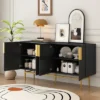 Modern Sideboard, Buffet Cabinet With Metal Handles & Legs-ModernLuxe -ModernLuxe GUEST 6ad37078 1329 46f8 8d1e 889dbf2b30e4