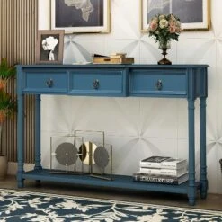 Console Table With Storage Drawers And Long Shelf-ModernLuxe -ModernLuxe GUEST 6b7d1b53 08ed 4d54 b6f1 4896cc791ba2