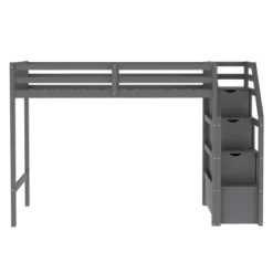 Twin Over Full Loft Bed With Staircase - ModernLuxe -ModernLuxe GUEST 6bade41e f0af 42da bdd8 c200c0114289