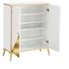 Modern Elegant Storage Cabinet, Gold+White - ModernLuxe -ModernLuxe GUEST 6c7d406e bc02 4c18 ab15 d63e8d8b32ba