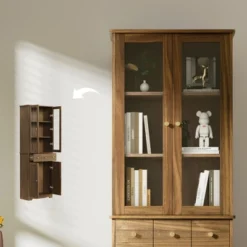 3-Tier Modern Home Office Large Storage Bookshelf, Natural - ModernLuxe -ModernLuxe GUEST 6d8f6165 3537 4dd4 9a30 079f99342d62