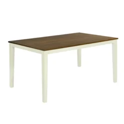 6 PCS Wood Dining Table Set, Rectangular Table With 4 Upholstered Chairs & Bench-ModernLuxe 22 6 PCS Wood Dining Table Set, Rectangular Table With 4 Upholstered Chairs & Bench-ModernLuxe -ModernLuxe GUEST 6de2c0a6 53e0 42a0 af81 52f368c8727d