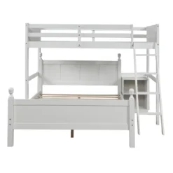 Twin Over Full Loft Bed With Cabinet - ModernLuxe -ModernLuxe GUEST 6e736ed2 6f32 46ff 9d0a 7e3ea85f9da0