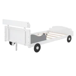 Twin Size Car-Shaped Wooden Platform Bed With Storage Shelf-ModernLuxe -ModernLuxe GUEST 6ed7d1bc ed71 4bfe 8cbb 5f5a645dcbf4