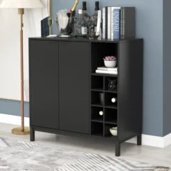 Contemporary Sideboard Stylish Buffet Storage Cabinet - ModernLuxe -ModernLuxe GUEST 704f3cc7 288d 4b9e 9ecc a0c97943b6d1