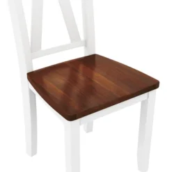 Farmhouse 6-Piece Wood Dining Table Set With Long Bench And 4 Dining Chairs-ModernLuxe -ModernLuxe GUEST 71bc492c 7b83 4f37 a82b 6fccf1df6715