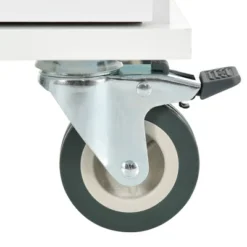 52.7 In. W Mobile Kitchen Island With Drop Leaf Wood Top, Spice Rack And Locking Wheels-ModernLuxe -ModernLuxe GUEST 7303f3be e5ca 430f afce 55183dfac7b3