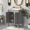 24" Bathroom Vanity With Top Sink And 2 Soft Close Doors - ModernLuxe -ModernLuxe GUEST 74122fbb 47c4 4364 ba0e 0d9628f0d580