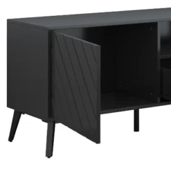 TV Stand For TVs Up To 70" With Adjustable Shelves, 1 Drawer And Open Shelves - ModernLuxe -ModernLuxe GUEST 74a70357 4db5 44c8 946d e63696d6dc82