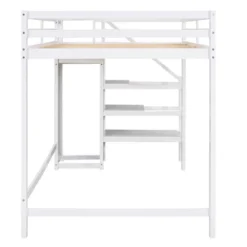 Full Size Loft Bed With Built-in Storage Wardrobe And Stairs-ModernLuxe -ModernLuxe GUEST 759c6da5 4d52 434a b5d8 f1aea4b511cd