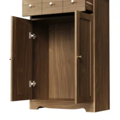 3-Tier Modern Home Office Large Storage Bookshelf, Natural - ModernLuxe -ModernLuxe GUEST 75c80d29 33e9 4e52 b472 a506afeed234