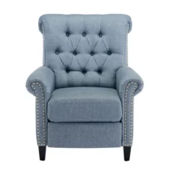 Push Back Linen Tufted Recliner Armchair - ModernLuxe -ModernLuxe GUEST 77008b45 0d9c 4a48 98c9 549a2bf0bef5