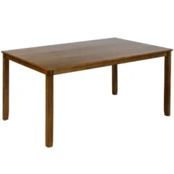 Modernluxe 6-Piece Kitchen Dining Table Set Wooden Rectangular Dining Table With 4 Dining Chairs And A Bench -ModernLuxe GUEST 772ffd07 59f8 4422 be58 8adfa80b8333