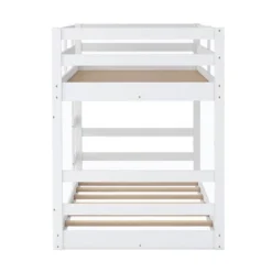 Twin Over Twin Bunk Bed With Ladder-ModernLuxe -ModernLuxe GUEST 78084308 0fd7 4036 9f43 b8b805b12051