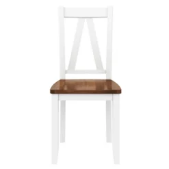 Farmhouse 6-Piece Wood Dining Table Set With Long Bench And 4 Dining Chairs-ModernLuxe -ModernLuxe GUEST 7bf9e981 d939 4366 a0fa be99639ce08b