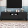 TV Stand For TVs Up To 70" With Adjustable Shelves, 1 Drawer And Open Shelves - ModernLuxe -ModernLuxe GUEST 7c2aa9b0 5501 4915 a6f0 72072ab70d36