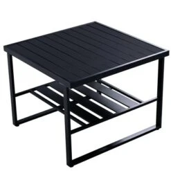 Industrial Style Outdoor Sofa Combo Set With 2 Loveseats, 1 Single Sofa, 1 Table And 2 Ottomans - ModernLuxe -ModernLuxe GUEST 7d6ea59d 7a0f 461e 8ef1 60cd75c73dae