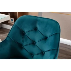 Modern Velvet Home Office Swivel Shell Chair-ModernLuxe -ModernLuxe GUEST 7d730f8f 39ac 4bcc b4a0 9c6f49453ef8