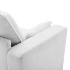 3 Seat Sofa With Removable Cushions And 2 Pillows, Teddy Fabric Upholstered Couch-ModernLuxe -ModernLuxe GUEST 7e1a0811 598c 420c adda 750a65e7adf2