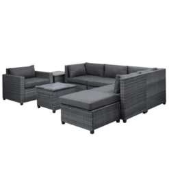 8 PCS Patio Outdoor Rattan Sectional Sofa Set Seating Group With Cushions-ModernLuxe -ModernLuxe GUEST 7ea48bab 5d68 4b95 8899 99610eb52313