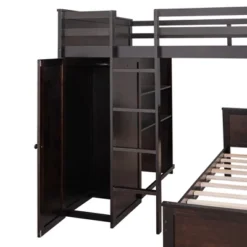 Loft Bed With Stand-Alone Bed, Shelves, Desk And Wardrobe - ModernLuxe -ModernLuxe GUEST 80b1214e 001a 4d40 bca3 7cf02594bad3