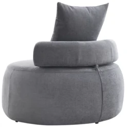 Modern Chenille Accent Reading Chair, High-Stretch Round Lounge Sofa-ModernLuxe 23 Modern Chenille Accent Reading Chair, High-Stretch Round Lounge Sofa-ModernLuxe -ModernLuxe GUEST 80e9bd6c a710 4d06 a057 e90545f4553a