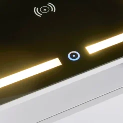 Multifunctional Storage Nightstand With Wireless Charging, Adjustable LED Light, 2 Drawers And 1 Open Shelf - ModernLuxe -ModernLuxe GUEST 83ba4e09 6bd5 4350 a168 1e0432324e2b