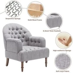 Mid Century Button-Tufted Upholstered Accent Chair Set With Linen Fabric And Ottoman-ModernLuxe 19 Mid Century Button-Tufted Upholstered Accent Chair Set With Linen Fabric And Ottoman-ModernLuxe -ModernLuxe GUEST 83e5053f 6e3b 43cf 981d d8c45525f98b