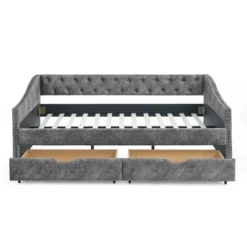 Twin/Full Size Daybed, Upholstered Tufted Sofa Bed With Drawers-ModernLuxe -ModernLuxe GUEST 84d8efa0 7b20 4302 a13d 9560c6bfb7e7
