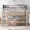 Twin Size Wood Loft Bed With Ladder-ModernLuxe 2 Twin Size Wood Loft Bed With Ladder-ModernLuxe -ModernLuxe GUEST 872fff01 a656 459e 97c8 d3d5aaac33a7
