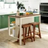 3-Piece Kitchen Island Set With 2 Stools-ModernLuxe -ModernLuxe GUEST 8786ba8e 60f1 45f0 8888 a236dc94abe8