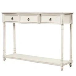 Console Table With Storage Drawers And Long Shelf-ModernLuxe -ModernLuxe GUEST 8ad3e6bb 167d 495b 8e04 c68c73a82e64