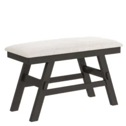 Rustic 6-Piece Wood Counter Height Dining Table Set With Storage Shelf, 4 Chairs And Bench-ModernLuxe -ModernLuxe GUEST 8ad53745 2182 47df b442 a556c257e411