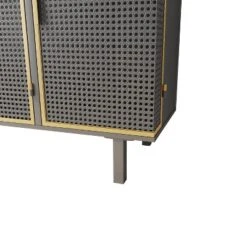 40.35" Contemporary Sideboard With 3 Doors, Dark Gray - ModernLuxe -ModernLuxe GUEST 8b70a8f2 9134 42a3 a3ce c89b4875e02b