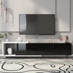 Mondern Stylish TV Stand Storage TV Cabinet For TVs Up To 80"-ModernLuxe