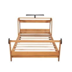 Twin Size Plane Shaped Platform Bed With Rotatable Propeller And Shelves - ModernLuxe -ModernLuxe GUEST 8edf16a3 5953 4b23 a07d 70811b095b5a