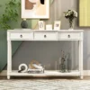 Console Table With Storage Drawers And Long Shelf-ModernLuxe -ModernLuxe GUEST 8f7f0075 a19b 47d2 8027 6e34b5a7b687