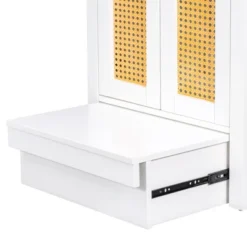 24" Bathroom Vanity With Single Undermount Sink, Combo Storage Cabinet With Pull-out Footrest White-ModernLuxe -ModernLuxe GUEST 8ff03e3d c022 47b9 95a0 2a680c9442e7